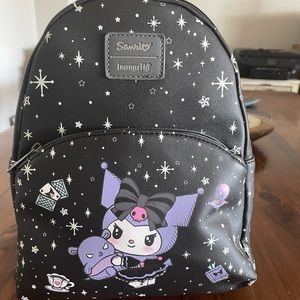 Kuromi glow in the dark mini back pack Loungefly- Sanrio